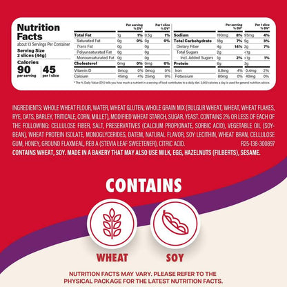 Sara Lee Bread Delightful Multi-Grain Bread - 20oz