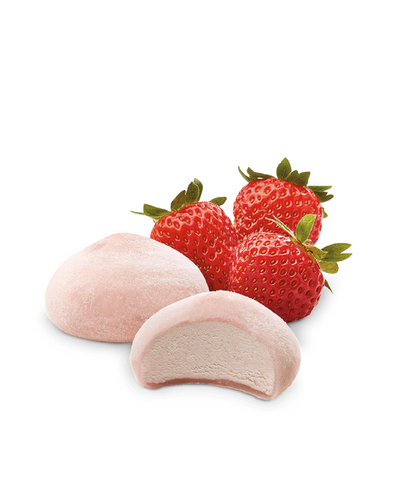 Bubbies Strawberry Mochi Ice Cream 6ct