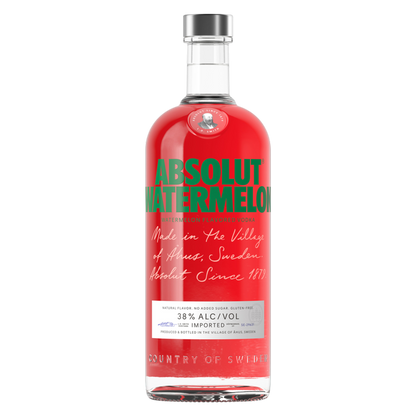 Absolut Watermelon Vodka 1L (76 Proof)