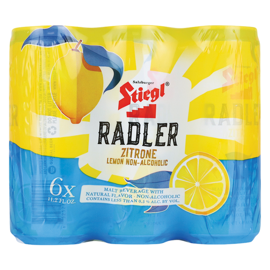 Stiegl Lemon Radler Non-Alcoholic 6pk 12oz Can 0% ABV