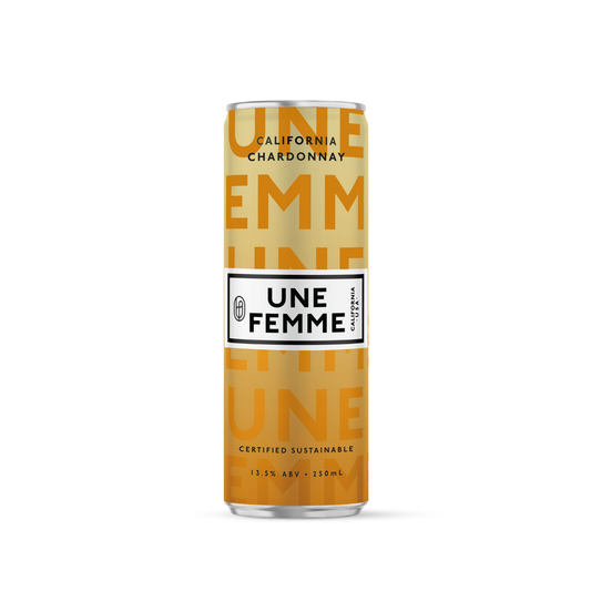 Une Femme Unoaked Chardonnay 250ml Can