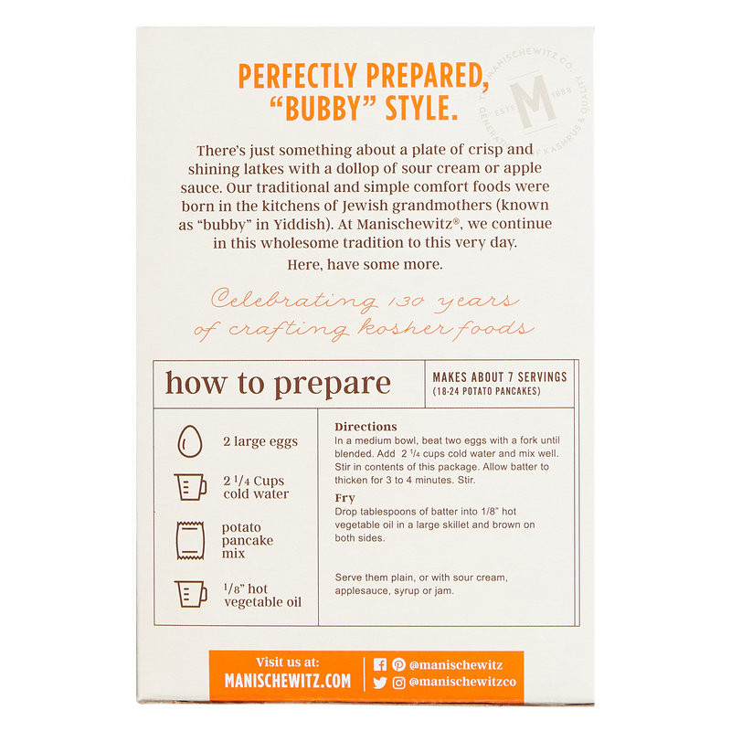 Manischewitz Potato Pancake Mix 6oz