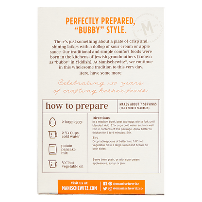 Manischewitz Potato Pancake Mix 6oz