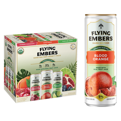 Flying Embers Hard Seltzer Botanicals & Bitters Variety 6pk 12oz Can 5.0% ABV
