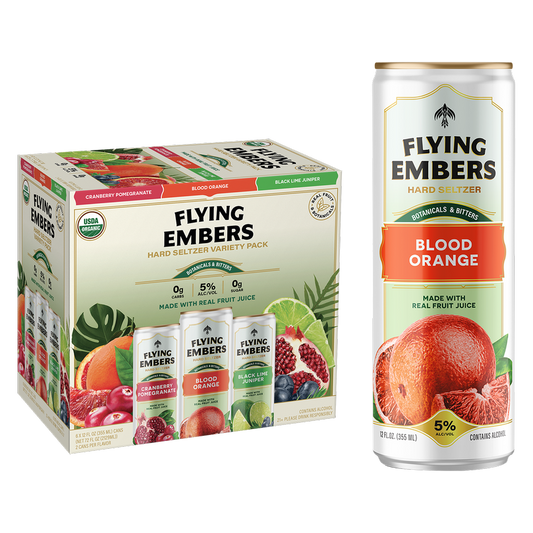 Flying Embers Hard Seltzer Botanicals & Bitters Variety 6pk 12oz Can 5.0% ABV