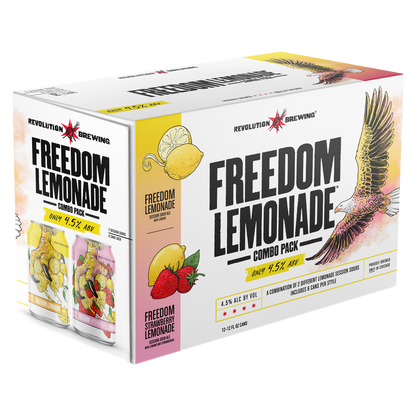 Revolution Brewing Freedom Lemonade Combo Pack 12pk 12oz Can 4.5% ABV