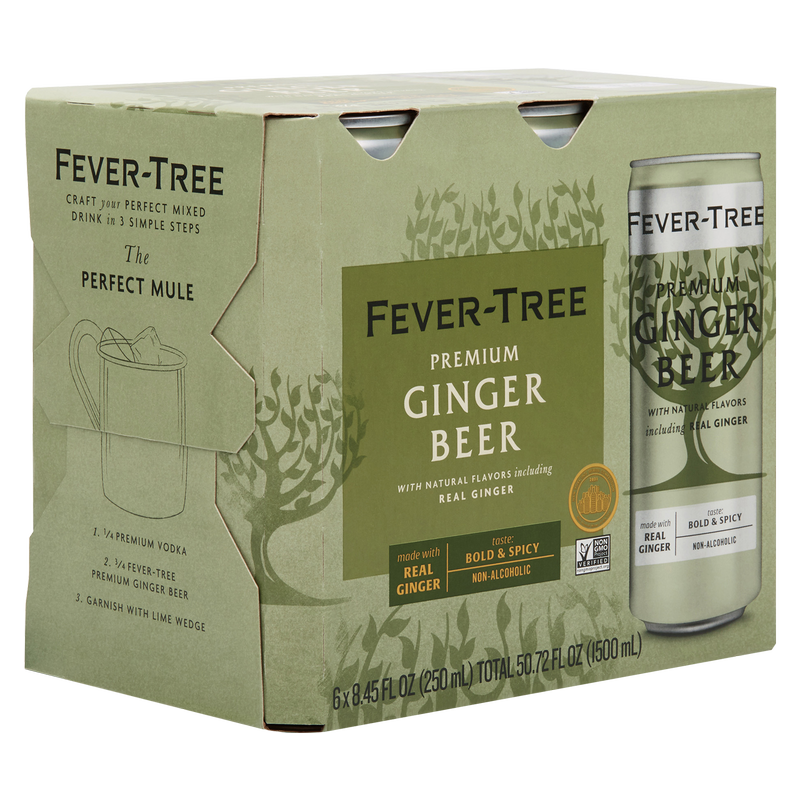 Fever-Tree Ginger Beer 250ml 6pk