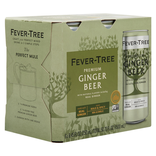 Fever-Tree Ginger Beer 250ml 6pk