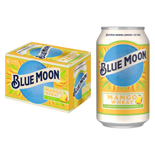 Blue Moon Mango Wheat 6pk 12oz Btl 5.4% ABV