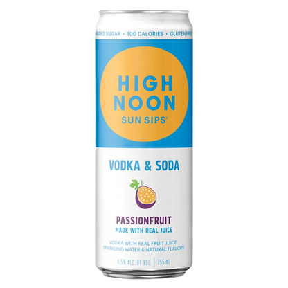 High Noon Passionfruit Vodka Hard Seltzer 4pk 12oz Can 4.5% ABV