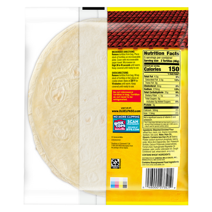 Old El Paso Soft Flour Tortillas 6" 10 ct