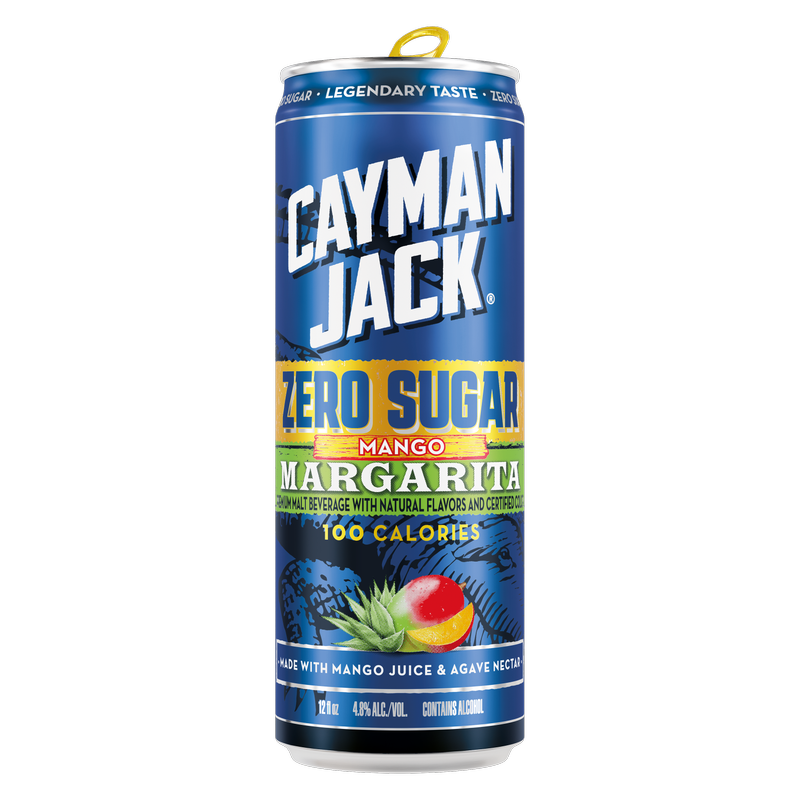 Cayman Jack Zero Sugar Mango Margarita 12oz Can 4.8% ABV