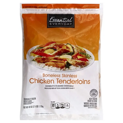 Essential Everyday Frozen Chicken Tenderloins - 2.5 lb