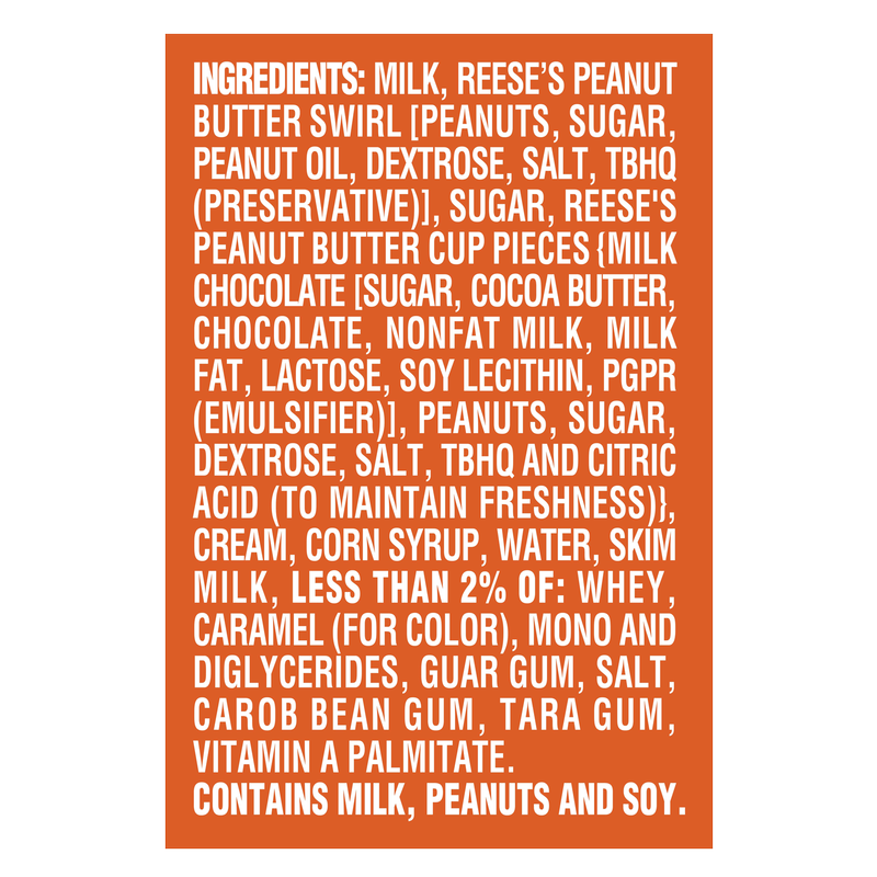 Reese's Peanut Butter Cups Ice Cream Pint