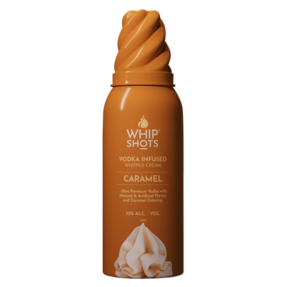 Whipshots Caramel Vodka Infused Whipped Cream 50ml 10% ABV