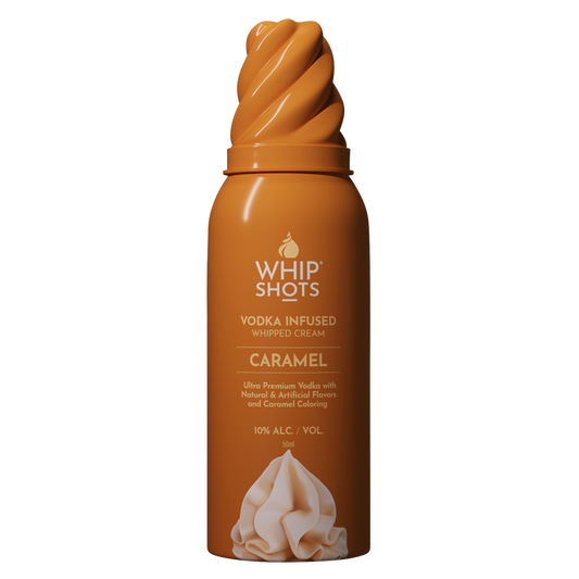 Whipshots Caramel Vodka Infused Whipped Cream 50ml 10% ABV