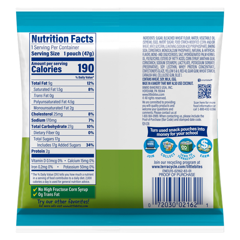 Entenmann's Little Bites Party Cake Muffins 4ct