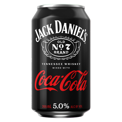 Jack Daniel's & Coke 4pk 355ml Can 5% ABV