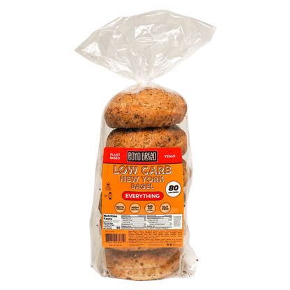 Royo Frozen Low Carb New York Everything Bagels - 16oz