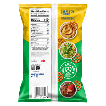 Rold Gold Pretzels Waffles, 16oz