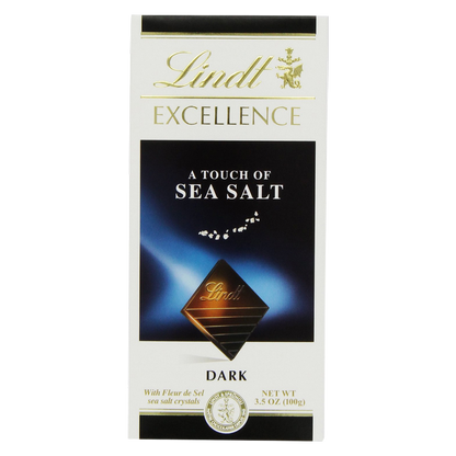 Lindt EXCELLENCE A Touch of Sea Salt Bar 3.5oz