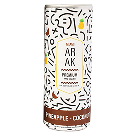 Miami Arak Pineapple Coconut Hard Seltzer 4pk 355ml (12 Proof)