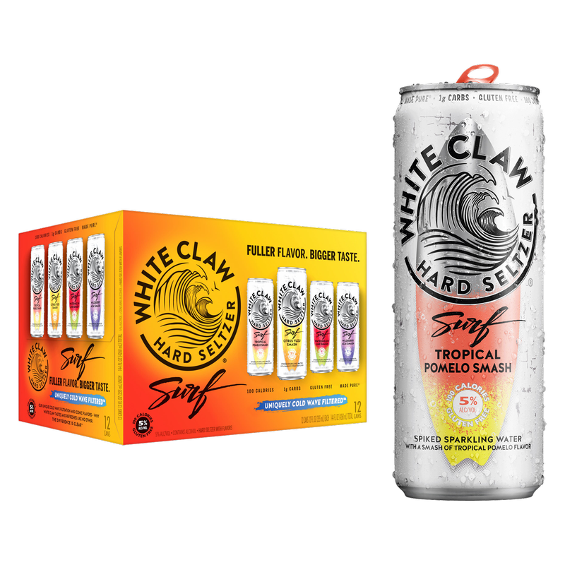 White Claw Hard Seltzer Surf Variety Pack 12pk 12oz Can 5.0% ABV