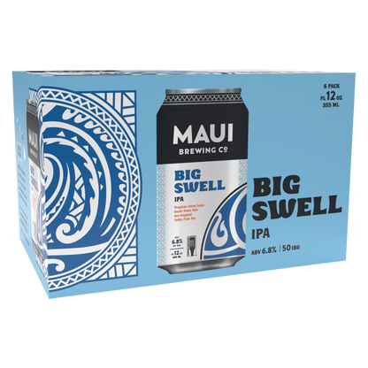 Maui Brewing Big Swell West Coast IPA 6pk 12oz Can 6.8% ABV