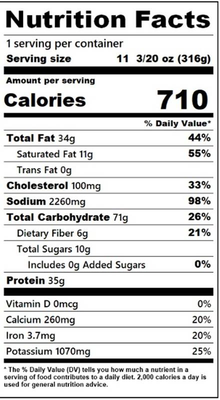 Diablo Chicken Wrap - 11.5oz
