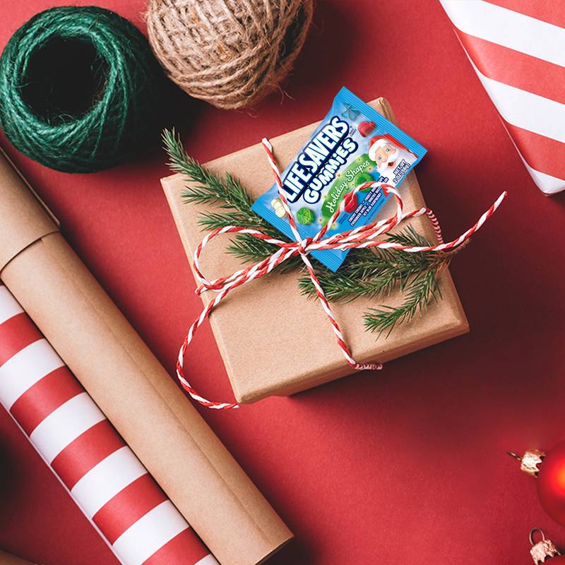 LIFE SAVERS Gummies Holiday Shapes Stocking Stuffers, 2 oz