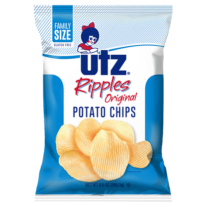 Utz Ripples Original Potato Chips 9.5oz