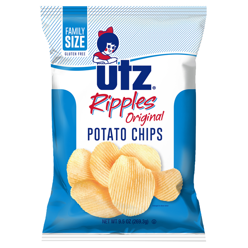 Utz Ripples Original Potato Chips 9.5oz