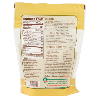 Bob's Red Mill Organic Coconut Flour 16oz