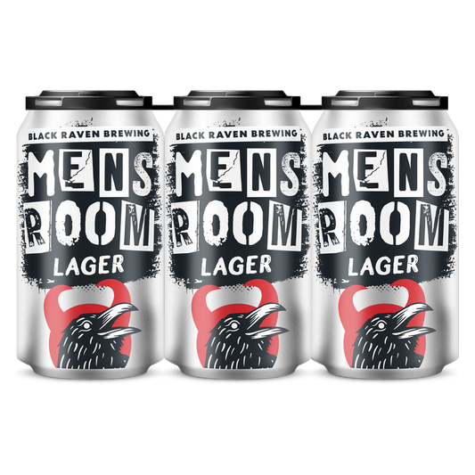 Black Raven Mens Room Lager 6pk 12oz Can