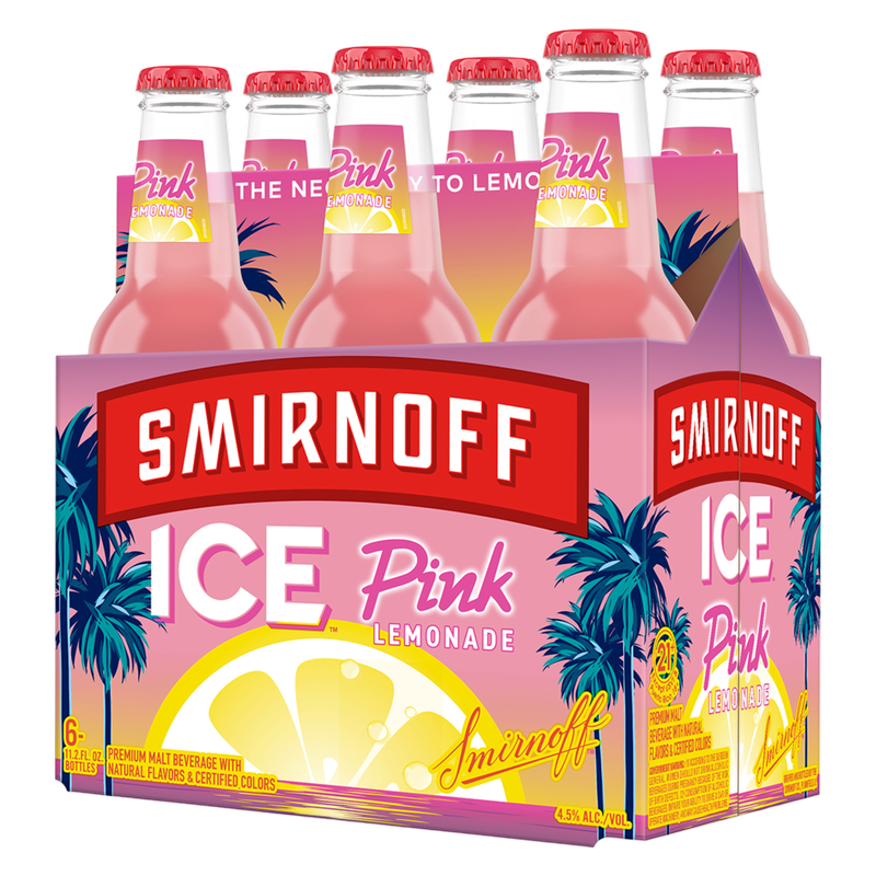 Smirnoff Ice Pink Lemonade 6pk 11.2oz Btl