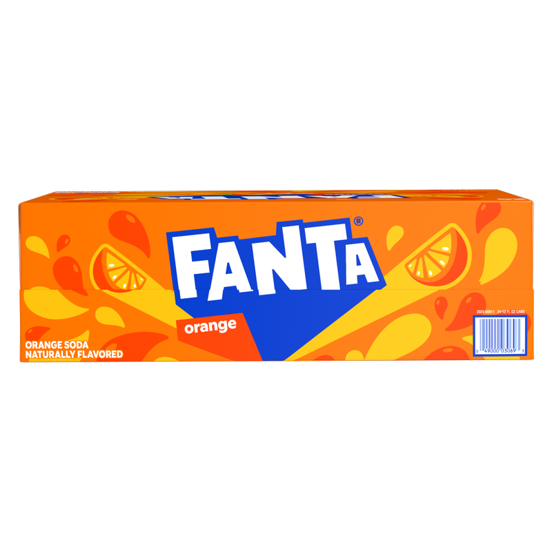 Fanta Orange Soda 12pk 12oz Can