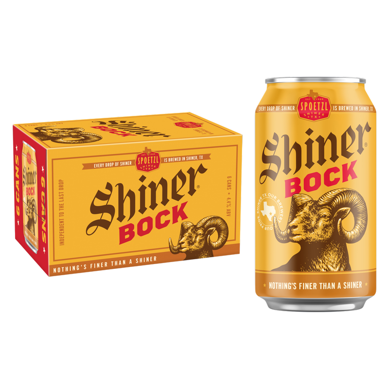 Shiner Bock 6pk 12oz Can