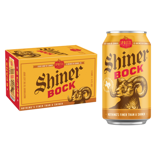 Shiner Bock 6pk 12oz Can