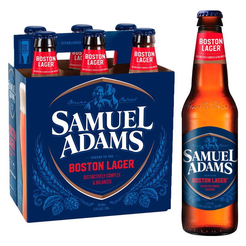 Samuel Adams Boston Lager 4/6 12oz  NR