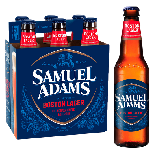 Samuel Adams Boston Lager 4/6 12oz  NR
