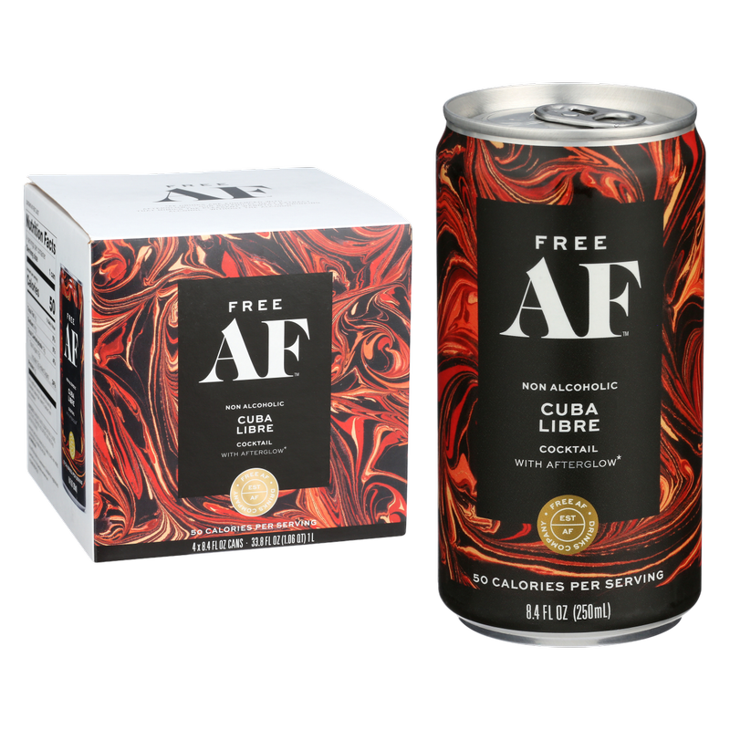 FREE AF Cuba Libre 4pk 8.4oz Can