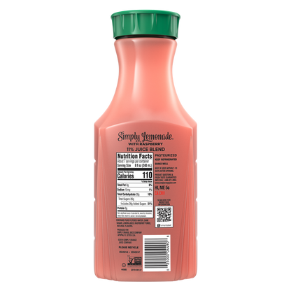 Simply Lemonade Raspberry 52oz Btl