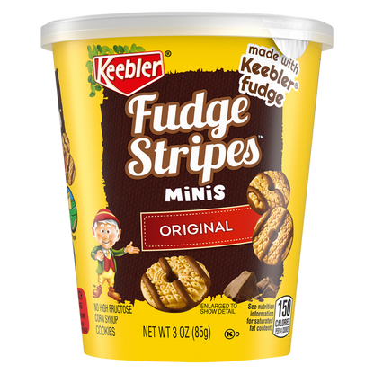 Keebler Original Fudge Stripes Mini Cookies 3oz