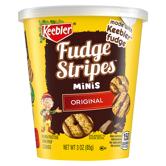 Keebler Original Fudge Stripes Mini Cookies 3oz