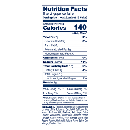 Cape Cod Sweet & Spicy Jalapeno Kettle Cooked Potato Chips 8oz