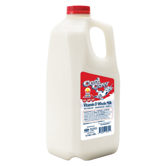 Cool Cow Whole Vitamin D Milk - 1/2 Gallon