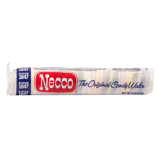 Necco The Original Candy Wafer Assorted Roll 2oz