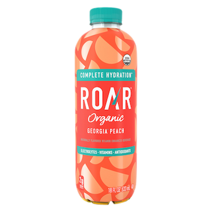 Roar Organic Georgia Peach 18oz Btl