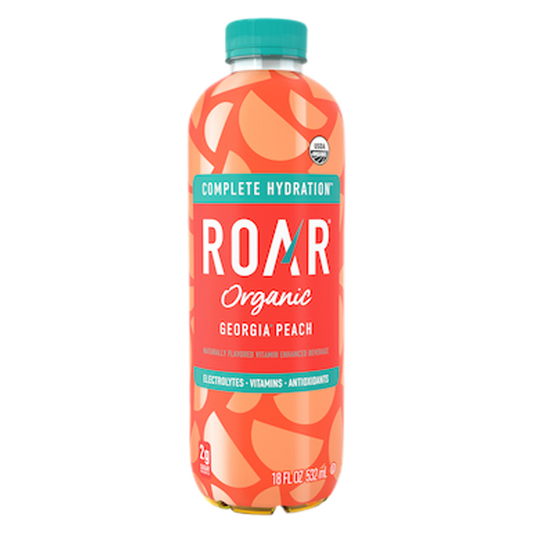 Roar Organic Georgia Peach 18oz Btl