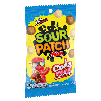 Sour Patch Kids Cola Bubbles Soft & Chewy Candy 8oz